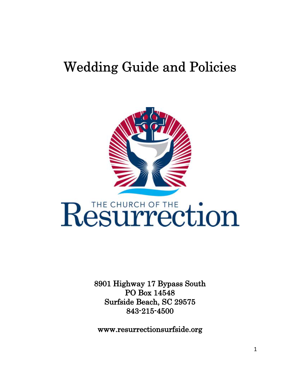 Wedding Guide and Policies