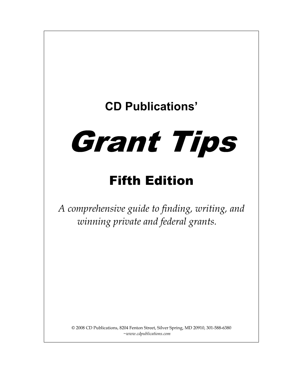 I. Grant Tips