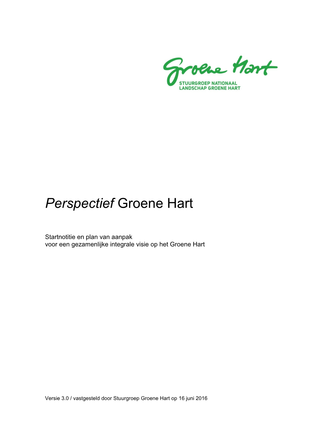 Perspectief Groene Hart