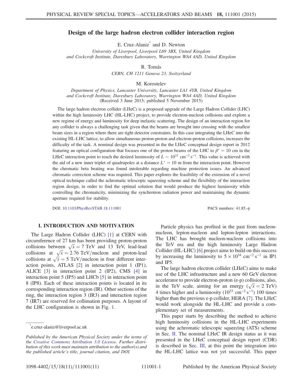 Design of the Large Hadron Electron Collider Interaction Region