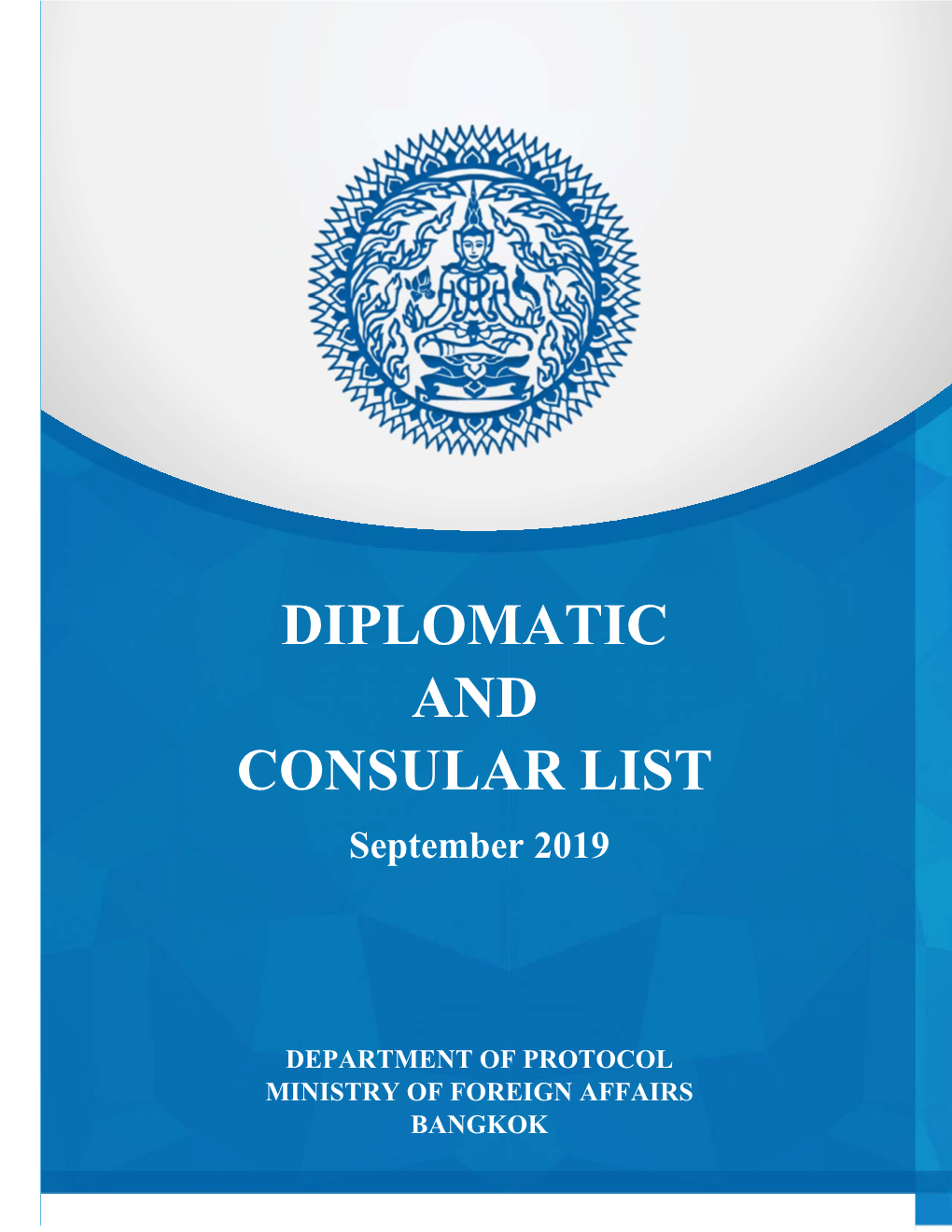 Diplomatic and Consular List