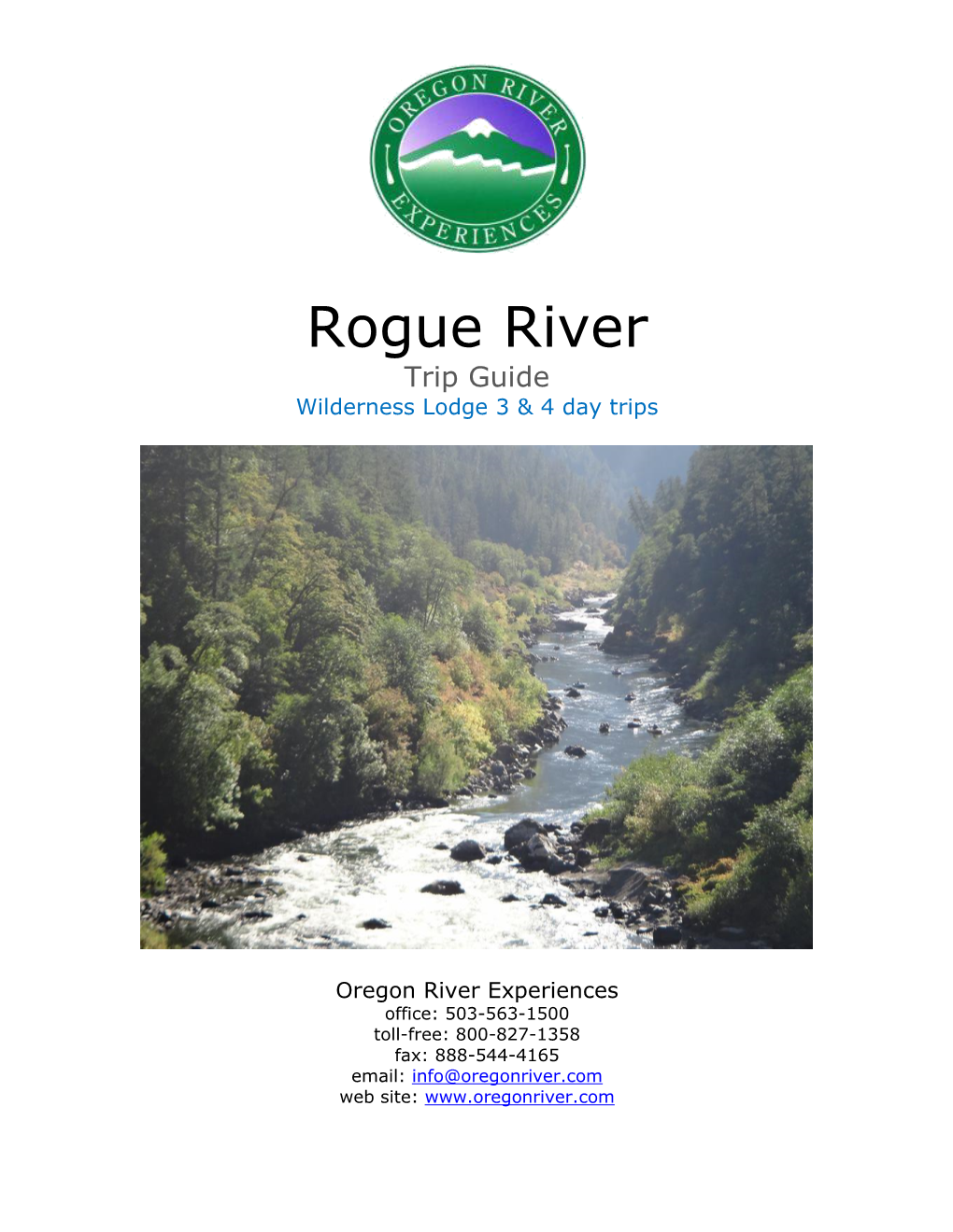 Rogue Camp & Lodge/Rafting Trips