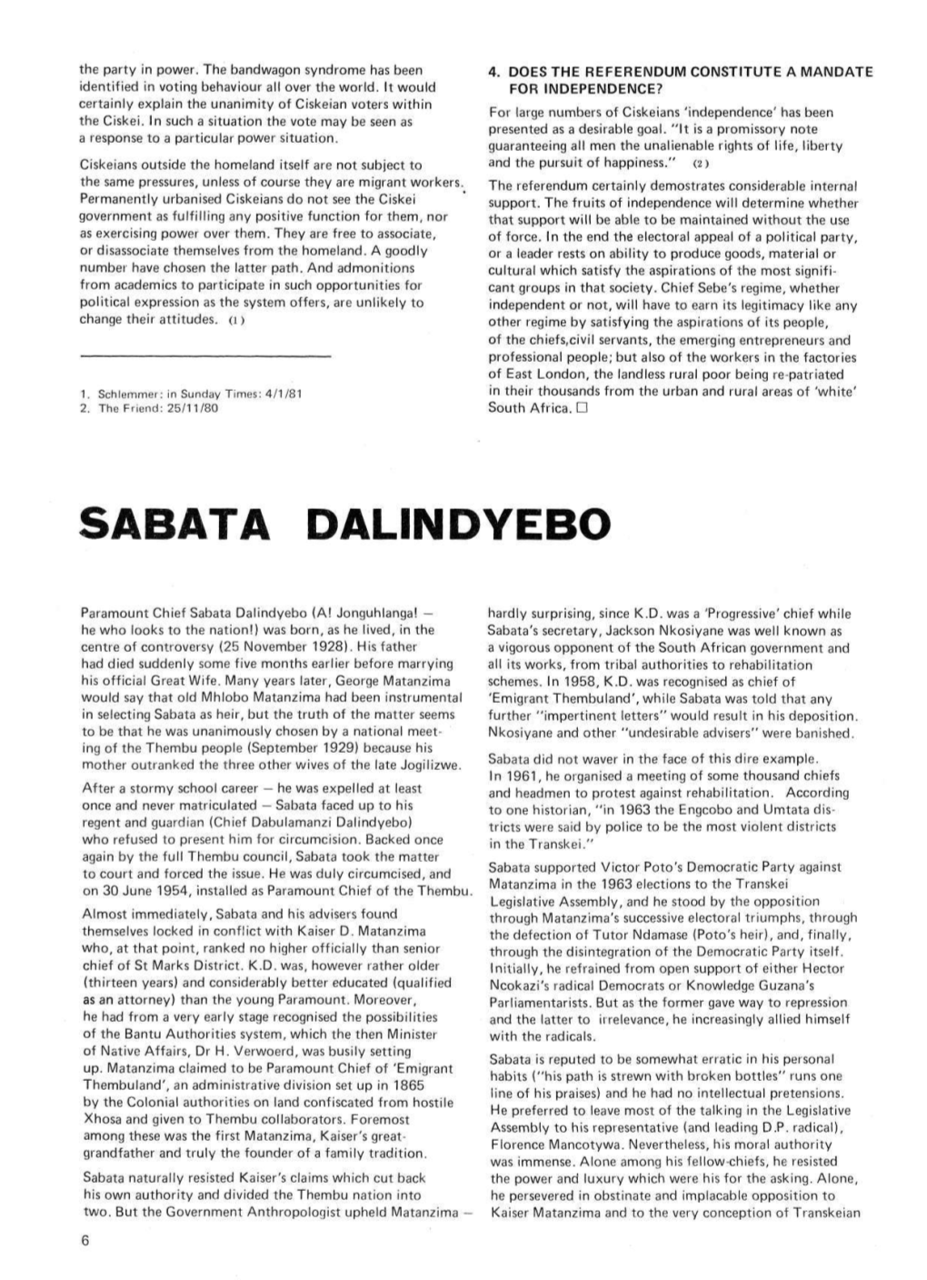 Sabata Dalindyebo
