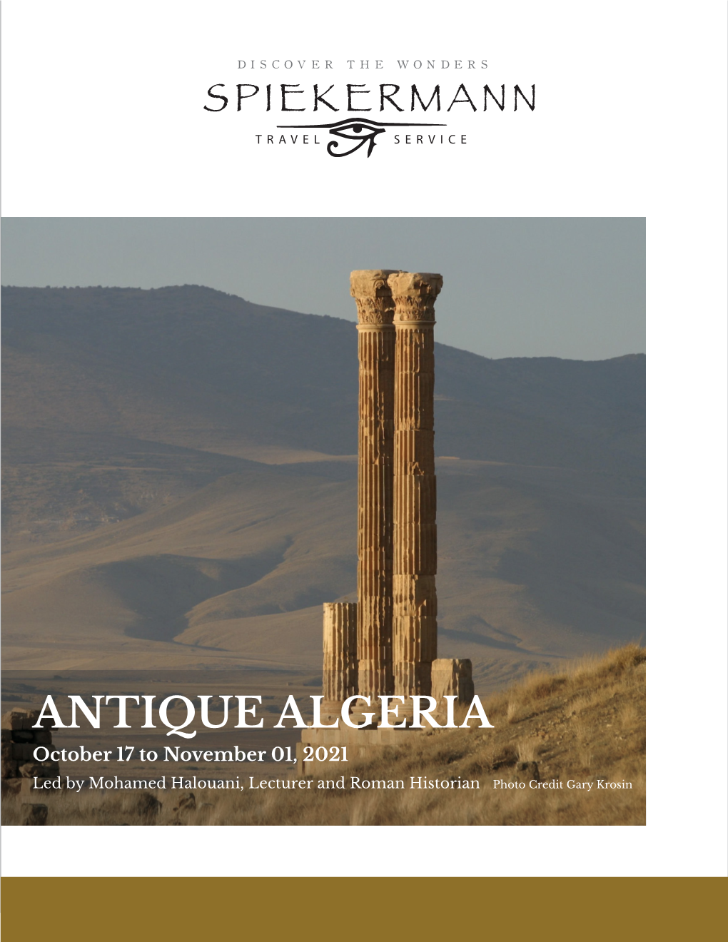 ANTIQUE ALGERIA October 17 to November 01, 2021