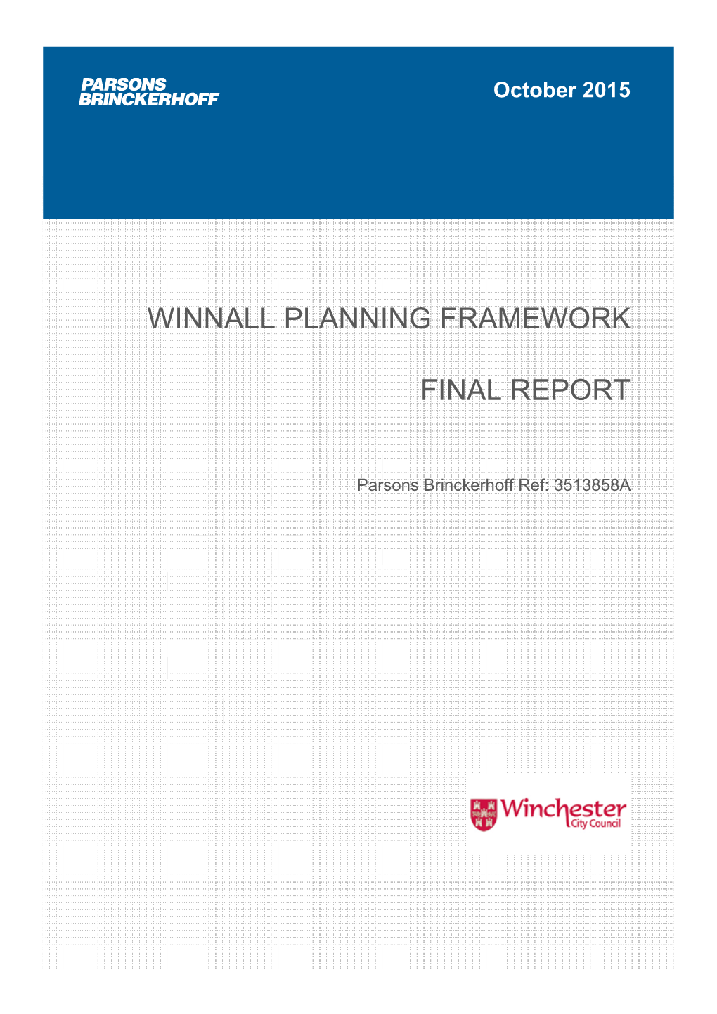 Winnall Planning Framework