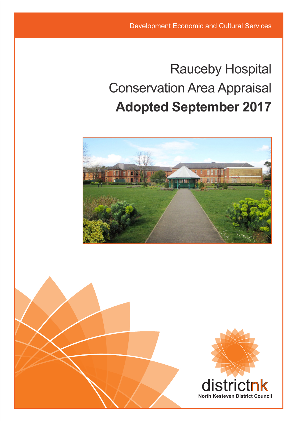 Rauceby Hospital Conservation Area Appraisal Adopted Version