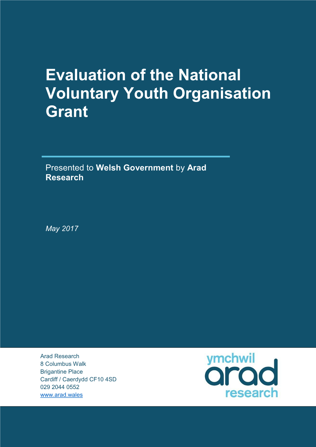 Evaluation of the National Voluntary Youth Organisation Grant , File Type