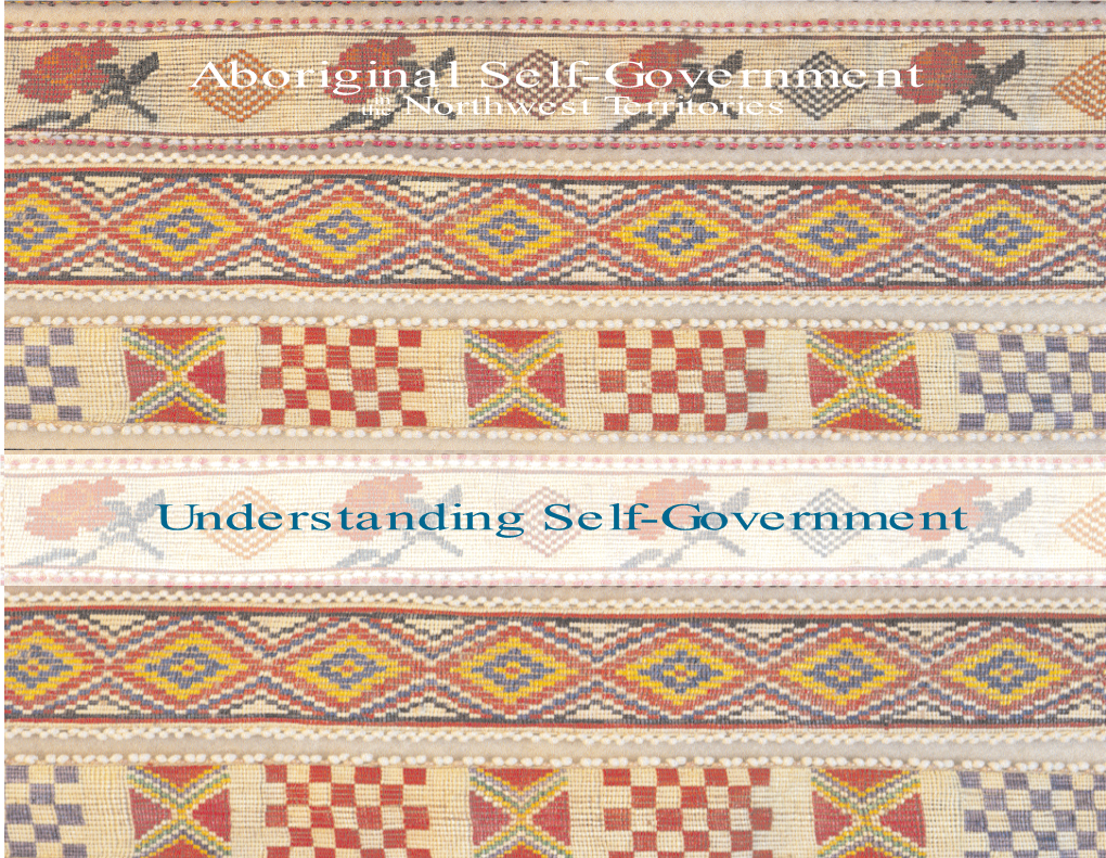 Aboriginal Self-Government in the Northwest Territories