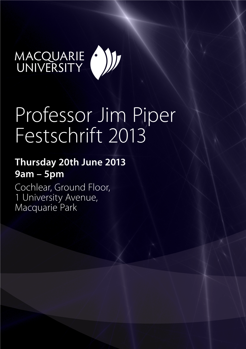 Professor Jim Piper Festschrift 2013