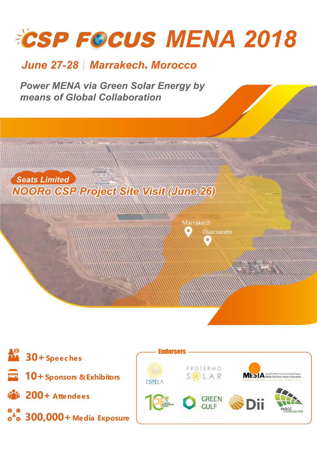 MENA 2018 June 27-28｜Marrakech, Morocco