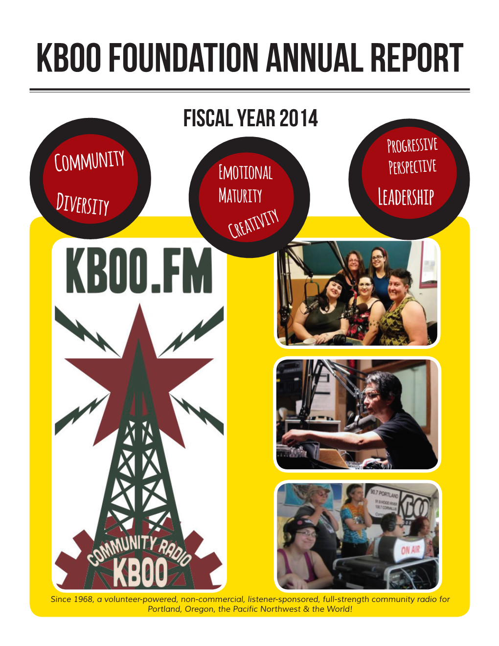 KBOO Foundation Annual Report