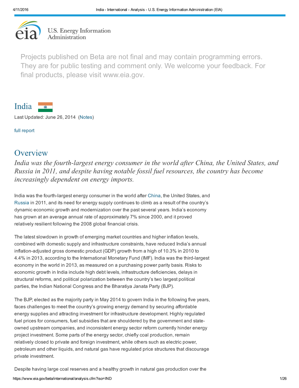 India International Analysis US.Pdf