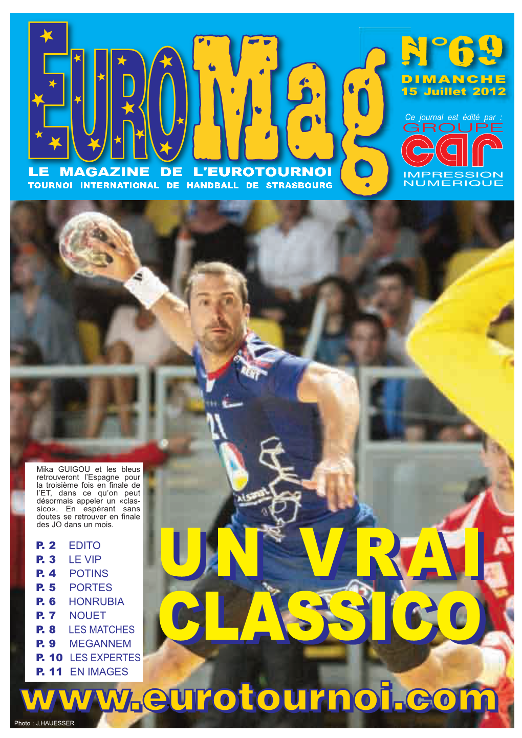 Le Magazine De L'eurotournoi Tournoi International De Handball De Strasbourg