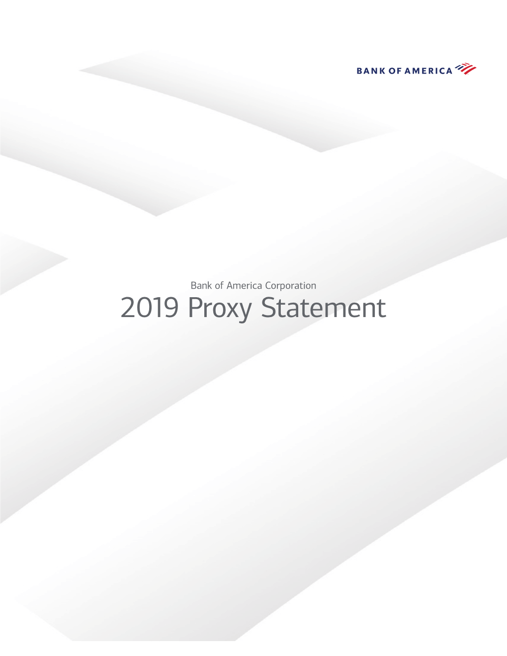 Bank of America Corporation 2019 Proxy Statement