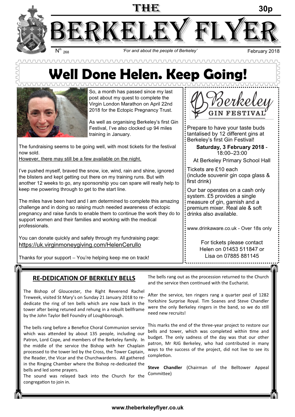 Well Done Helen. Keep Going!