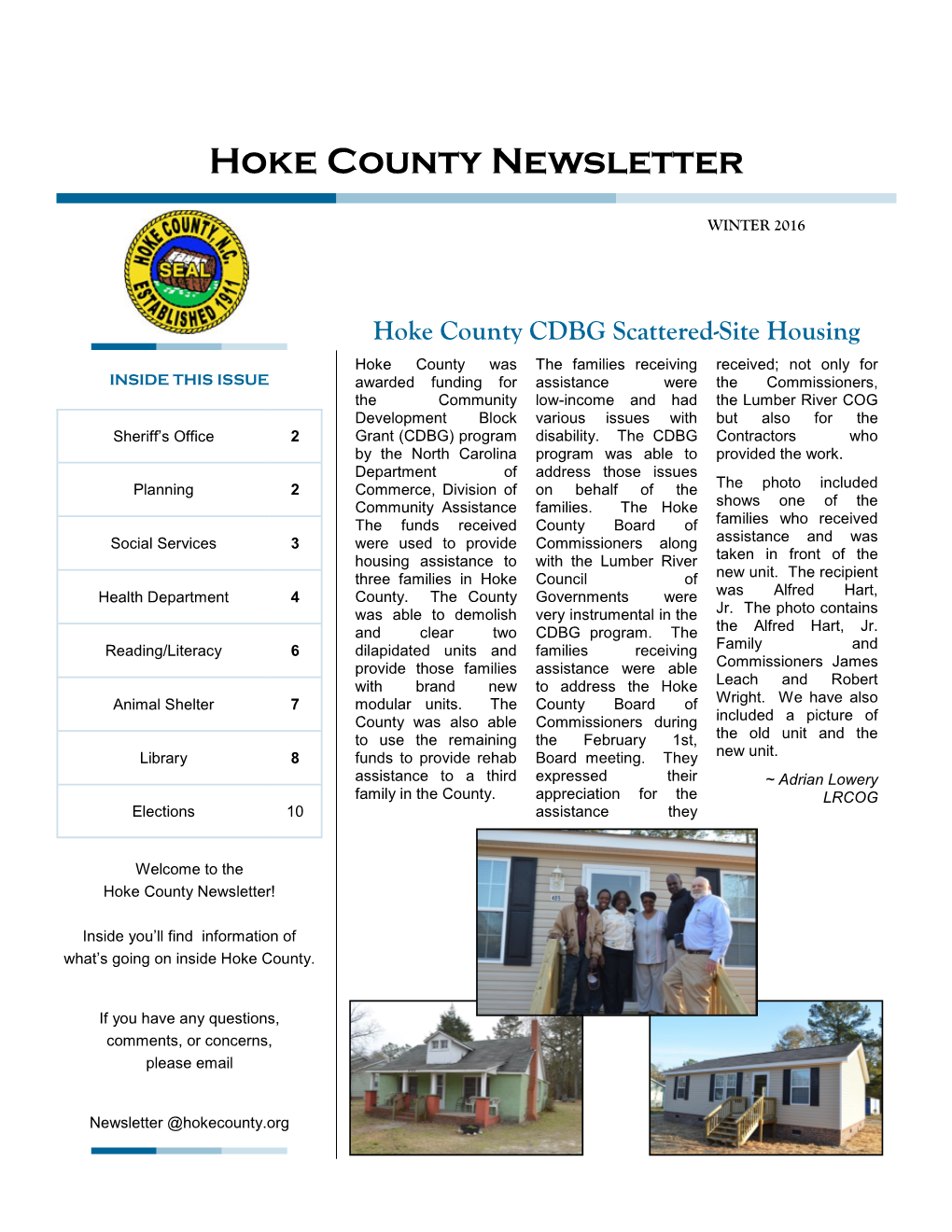 Hoke County Newsletter