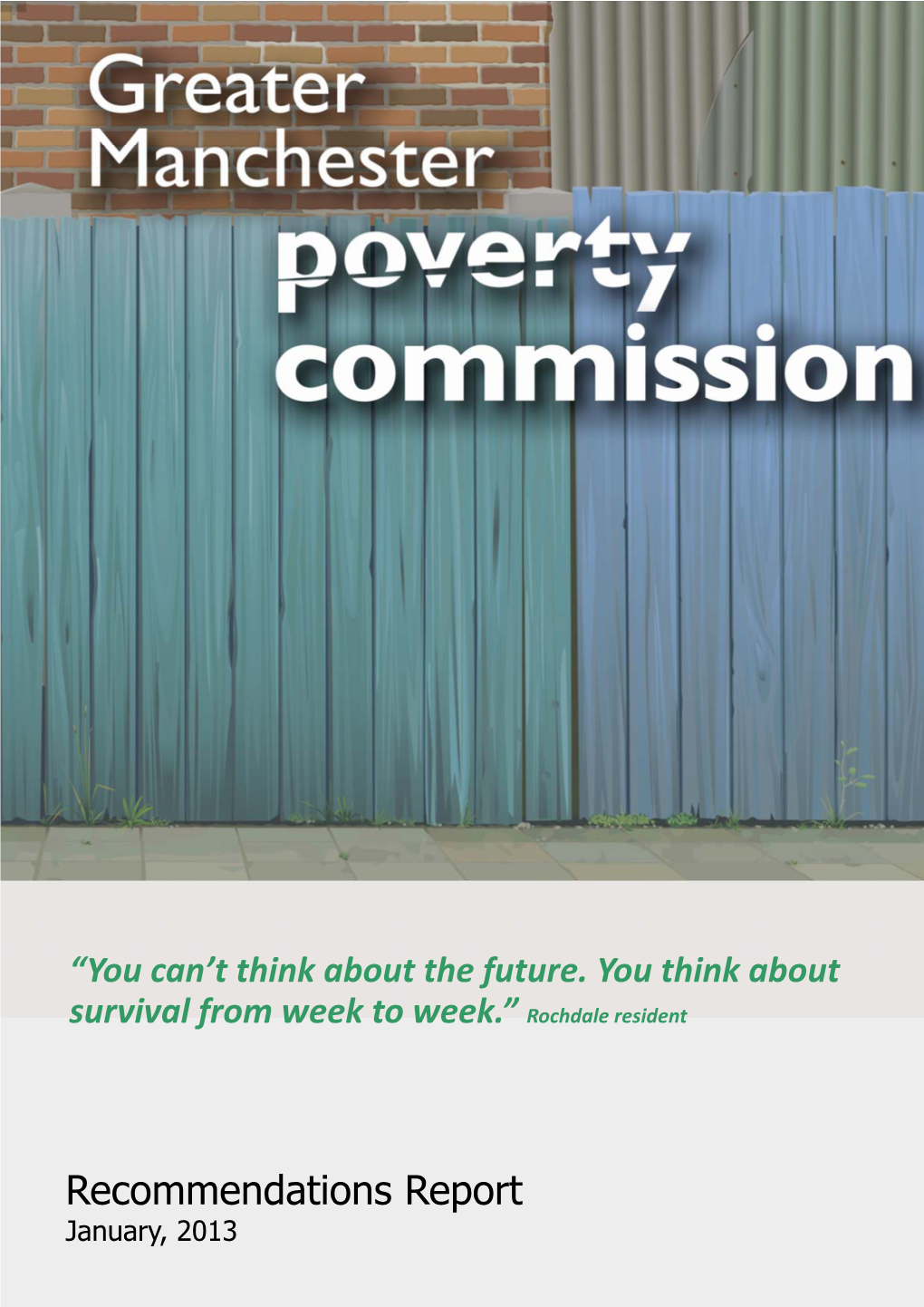 Poverty Commission Recommendations