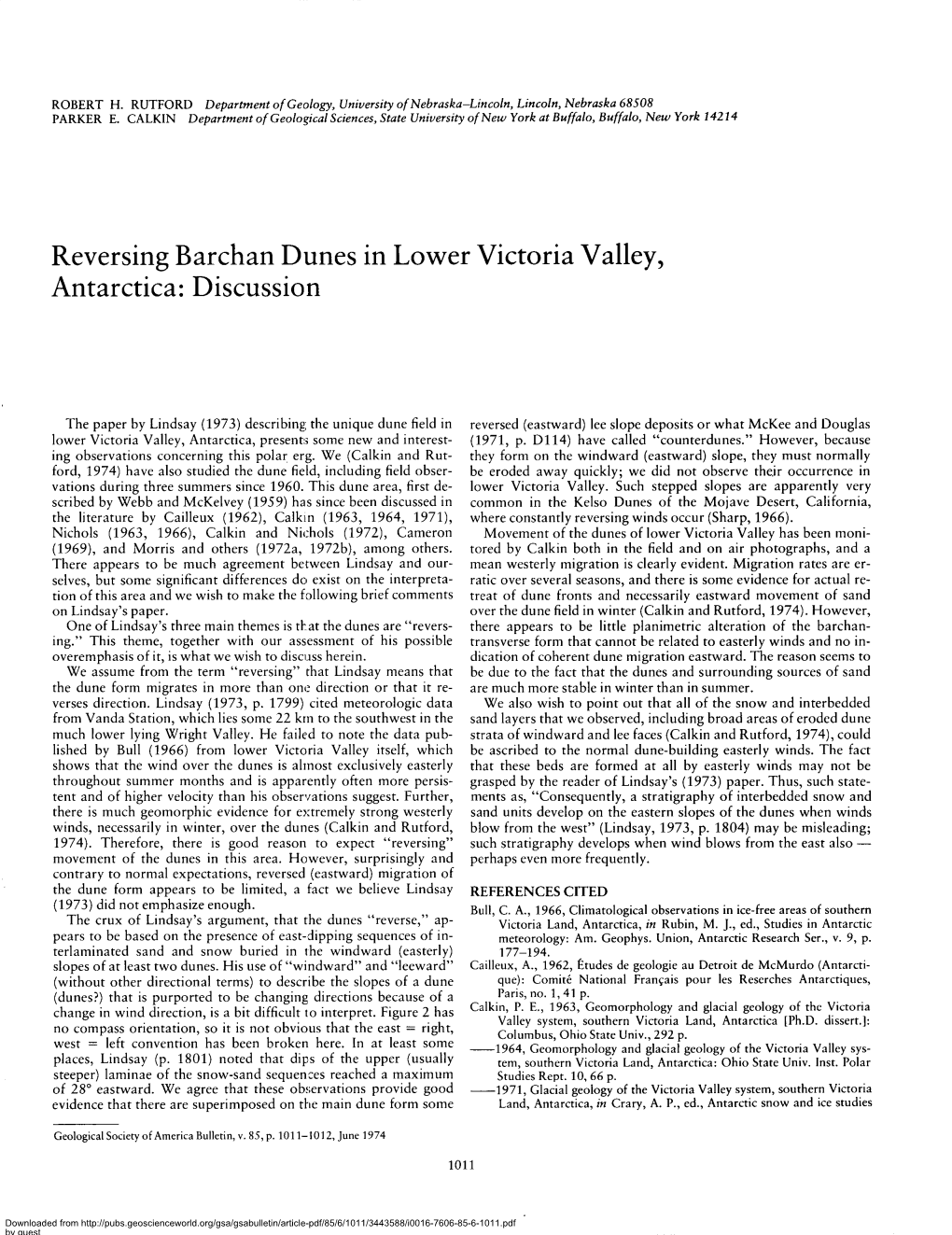 Reversing Barchan Dunes in Lower Victoria Valley, Antarctica: Discussion