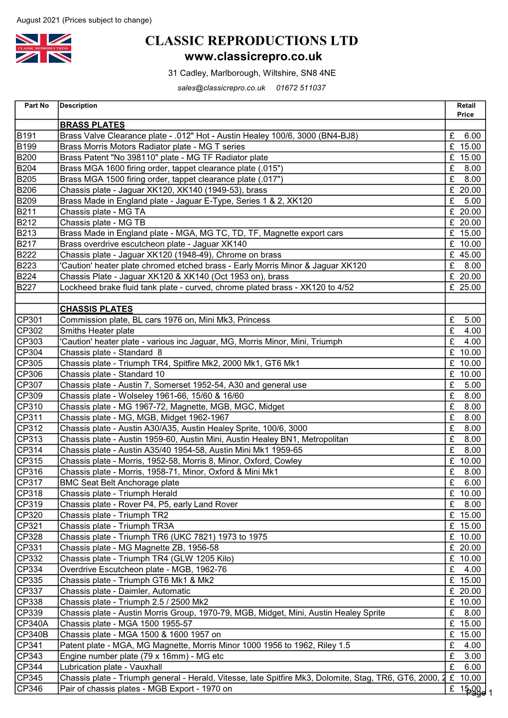 2020-21 CR Master Stock List.Xlsx