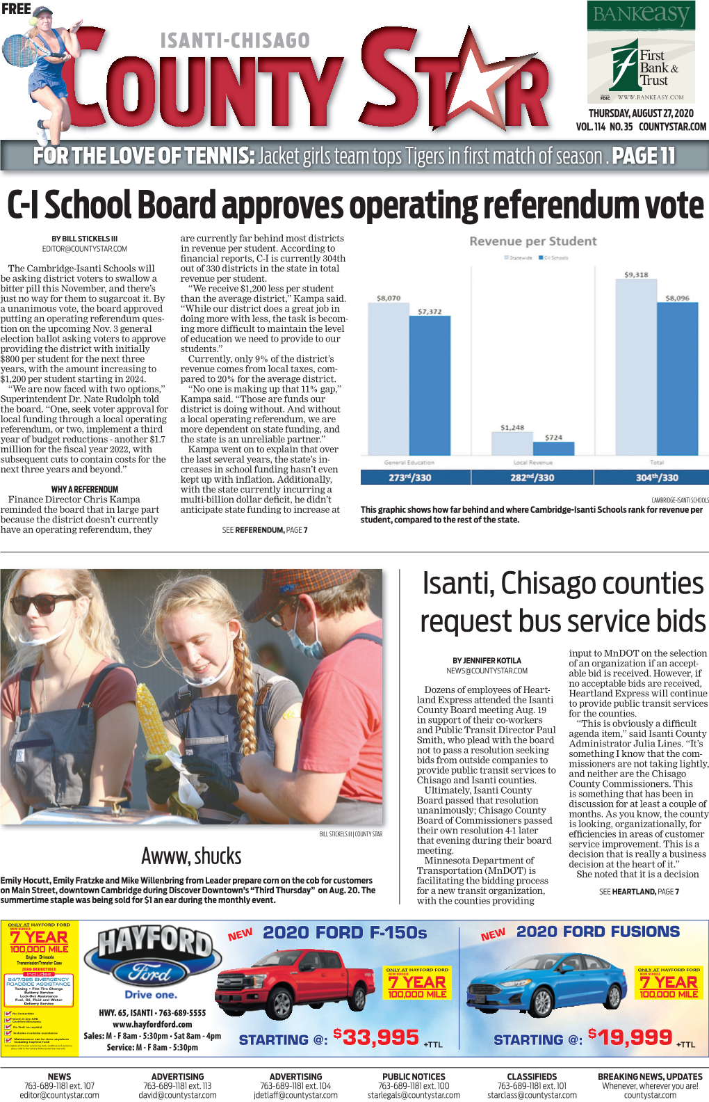 C-I School Board Approves Operating Referendum Vote