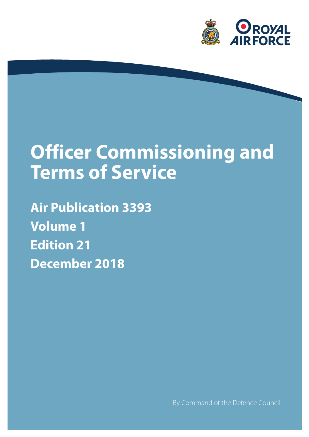 Officer Commissioning and Terms of Service