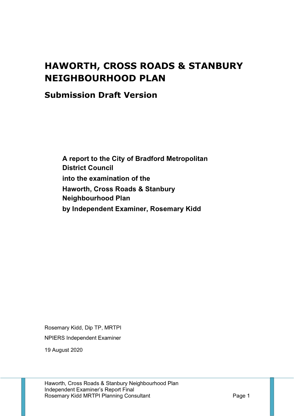 Haworth, Cross Roads & Stanbury Neighbourhood