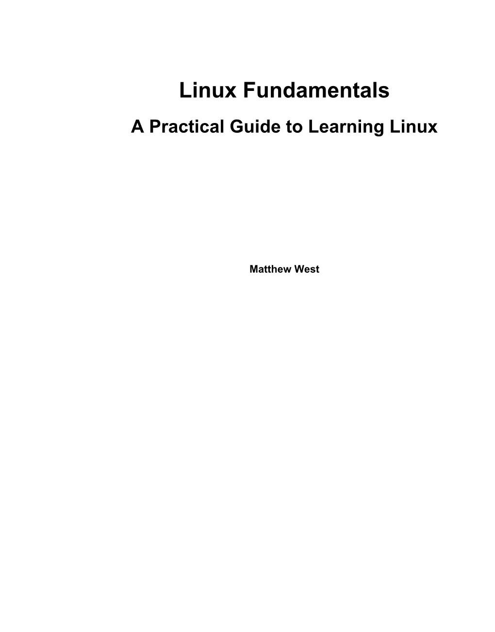 Linux Fundamentals.Pdf