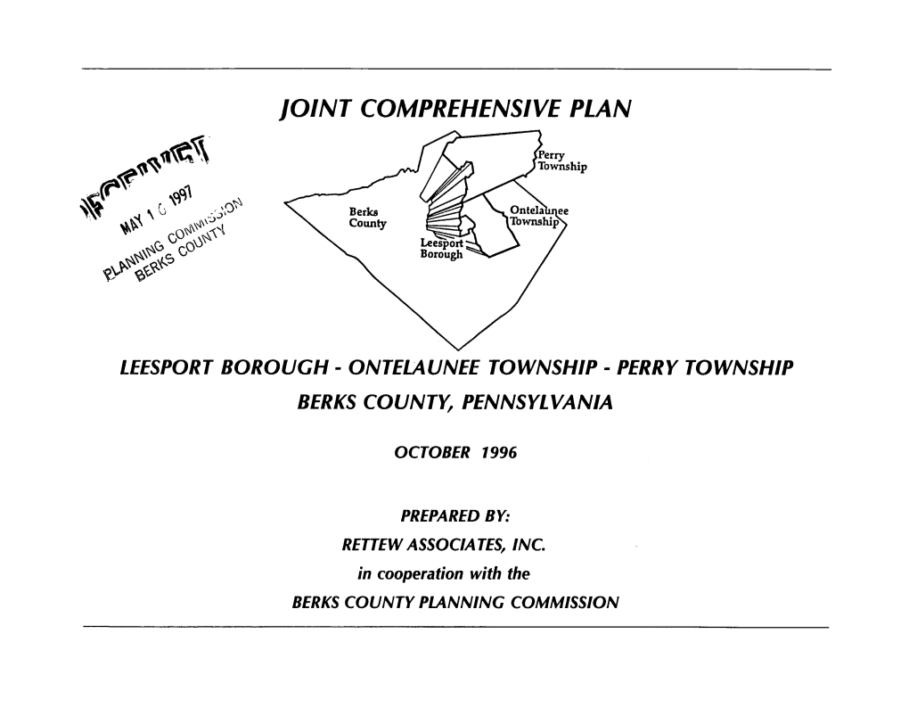 Ontelaunee Township * Perry Township Berks Countk Pennsylvania