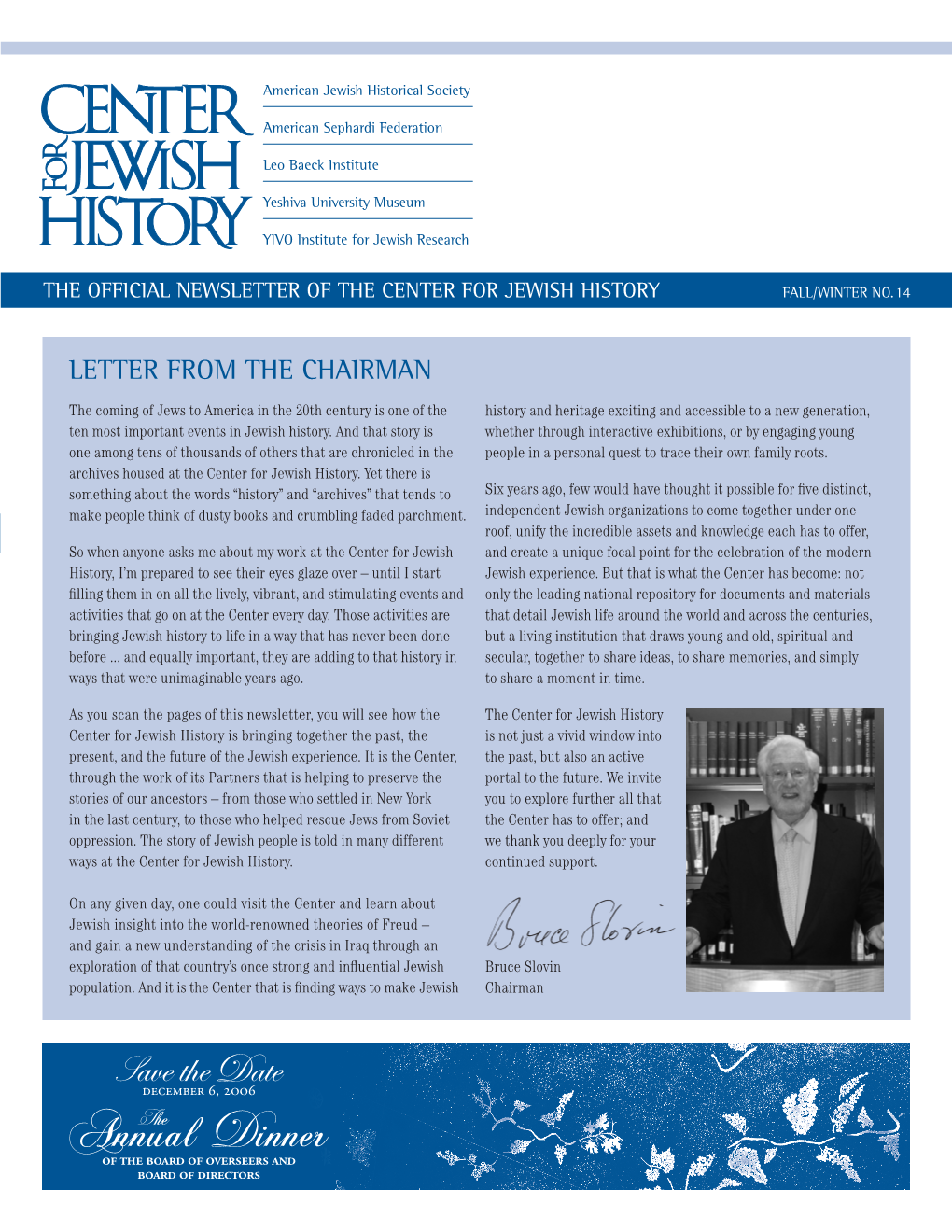 Letter from the Chairman