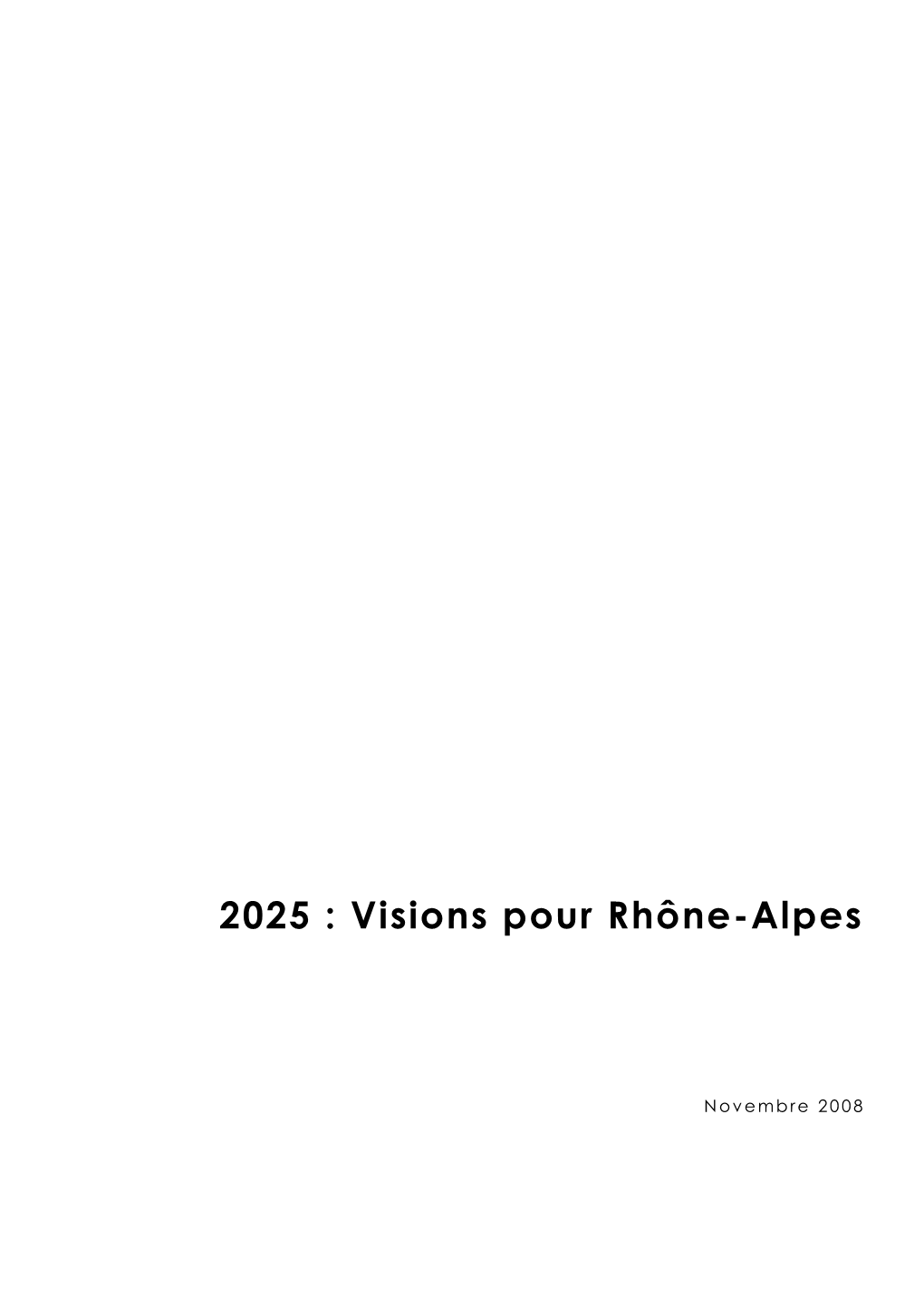 2025 Visions Pour RA Rapport Complet