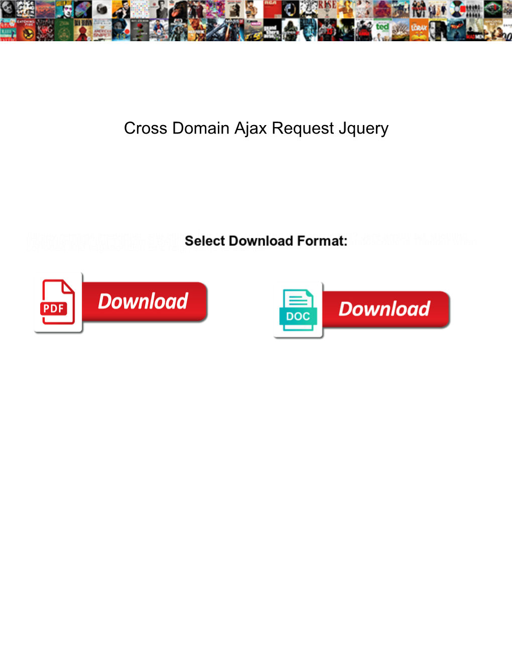 Cross Domain Ajax Request Jquery