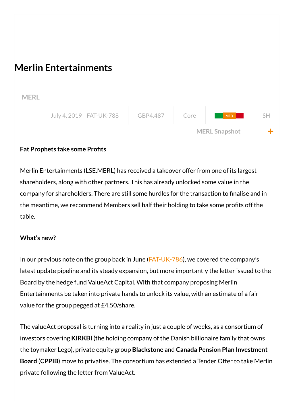 Merlin Entertainments