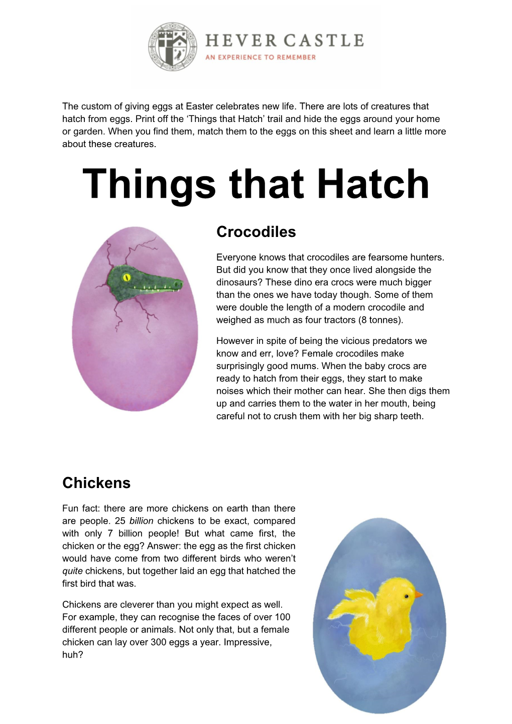 Things That Hatch’ Trail and Hide the Eggs Around Your Home Or Garden