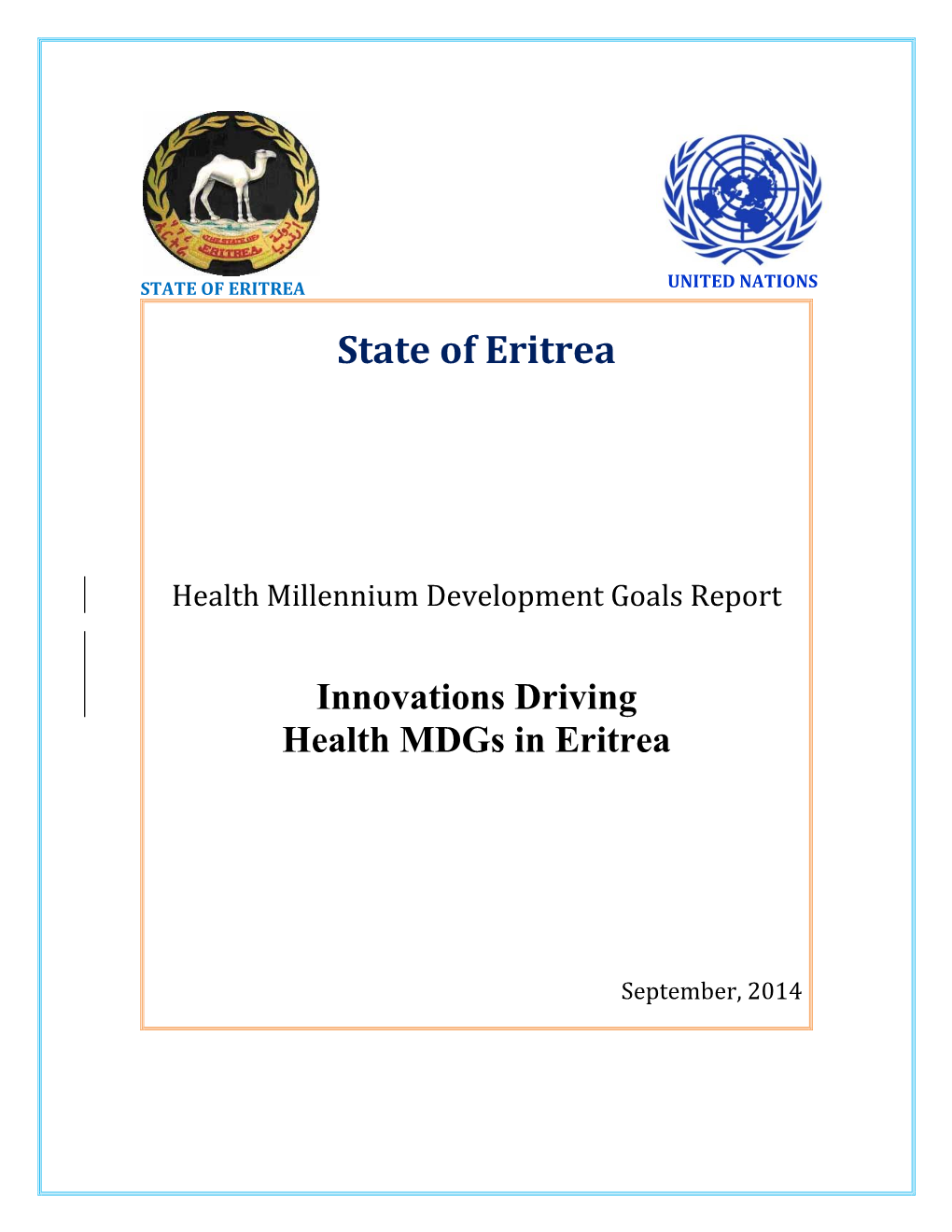Eritrea Health Mdgs Report 2014.Pdf