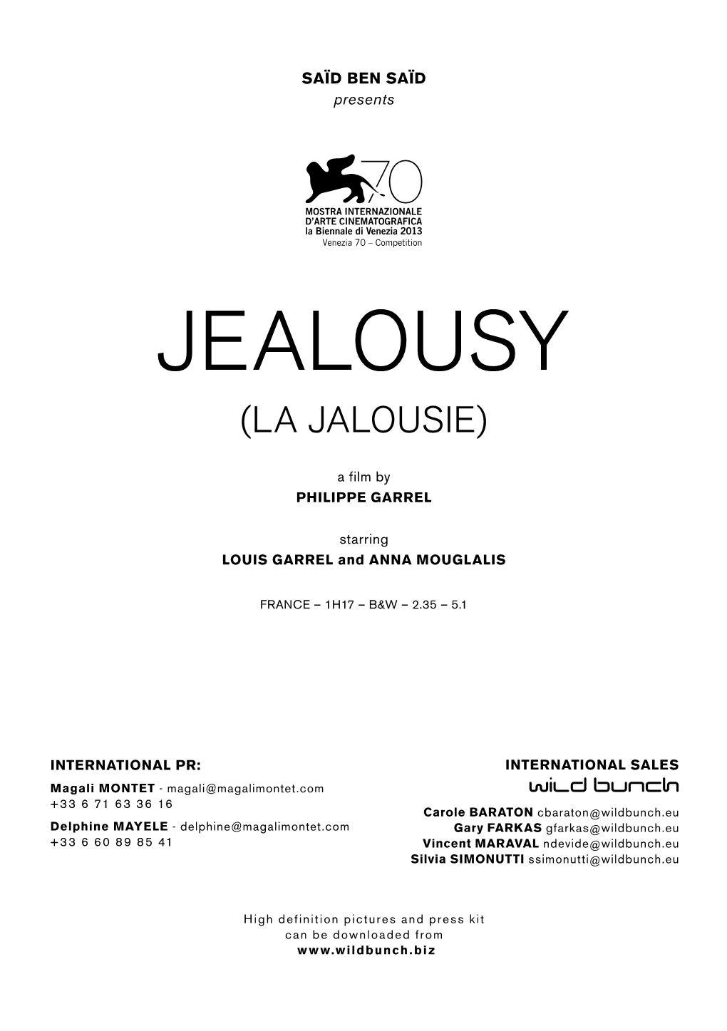 Jealousy (La Jalousie)