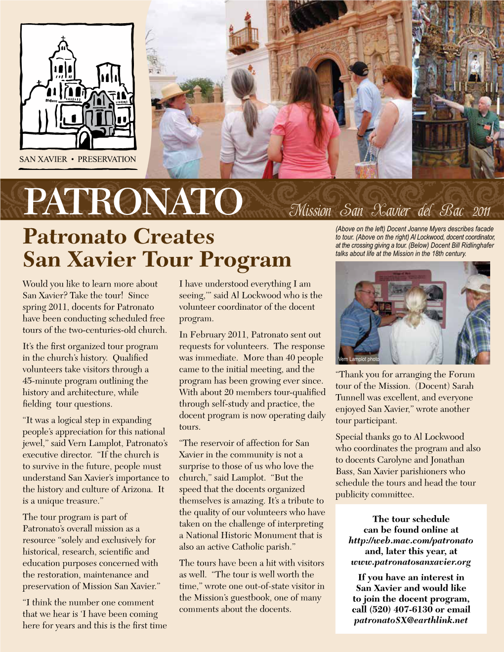 2011 Patronato Newsletter (654KB PDF)