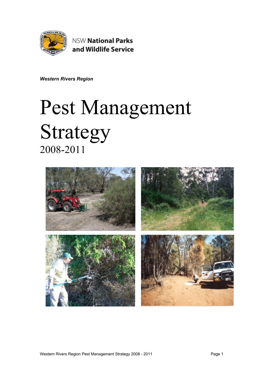 Western River Region Pest Management Strategy 2008-2011