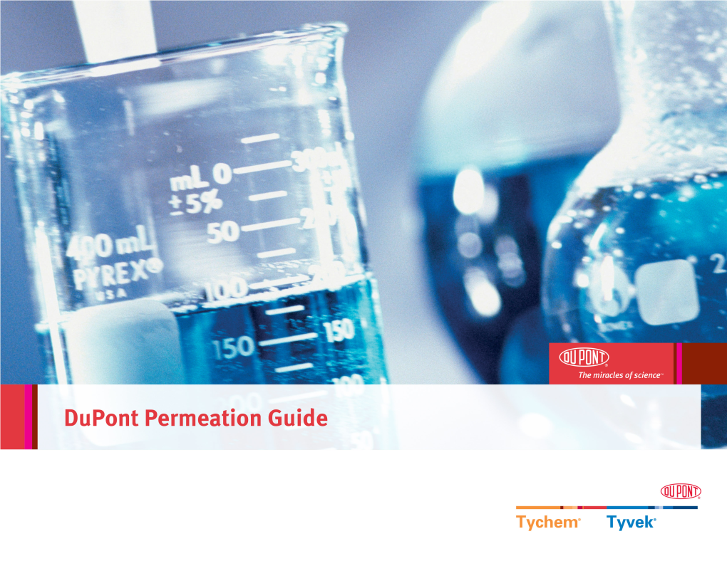 Quick Start Instructions for Dupont's Fabric Permeation Guide