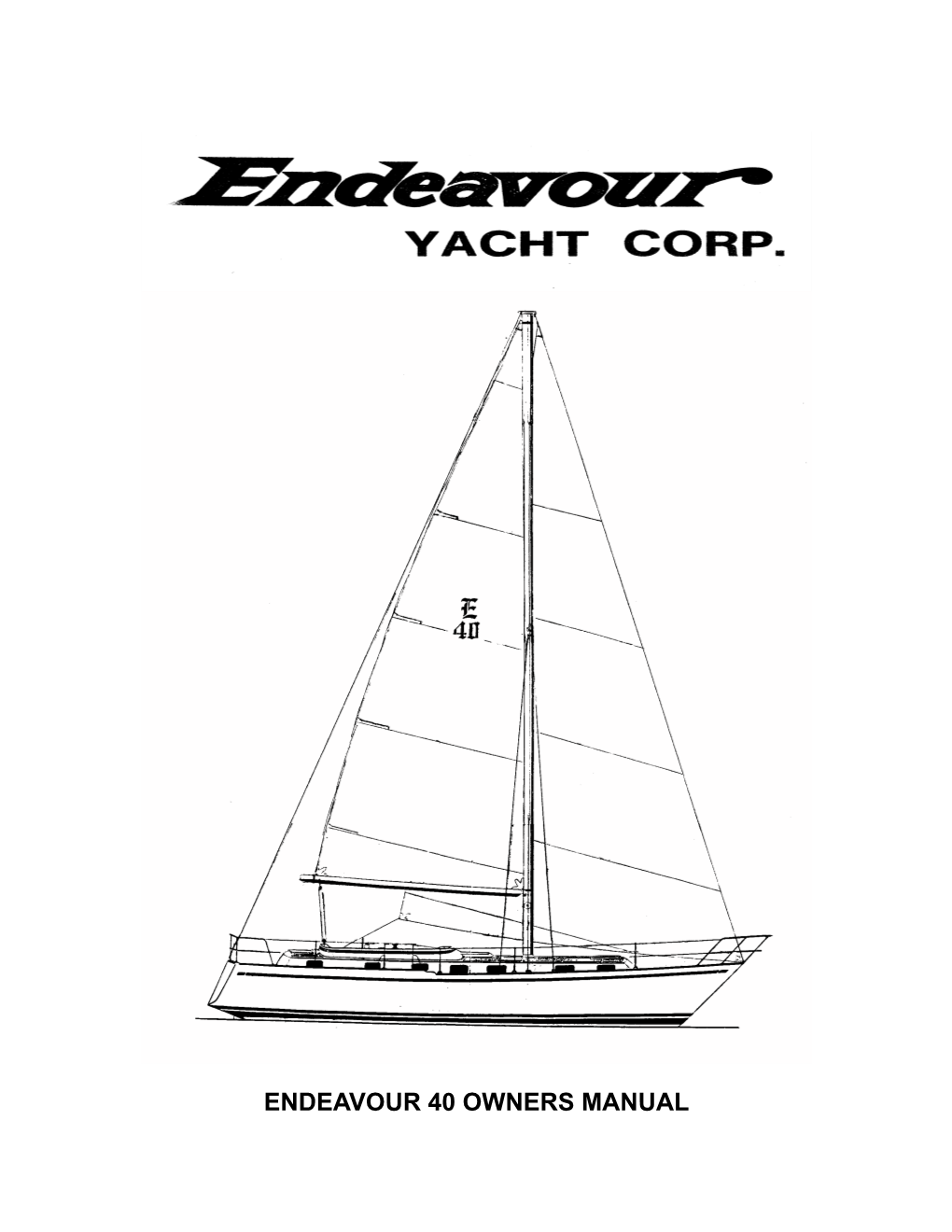 Endeavour 40 Owners Manual Endeavour 40 Owners Manual