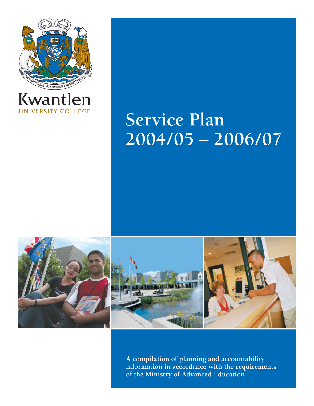 2004/05-2006/07 Kwantlen Service Plan