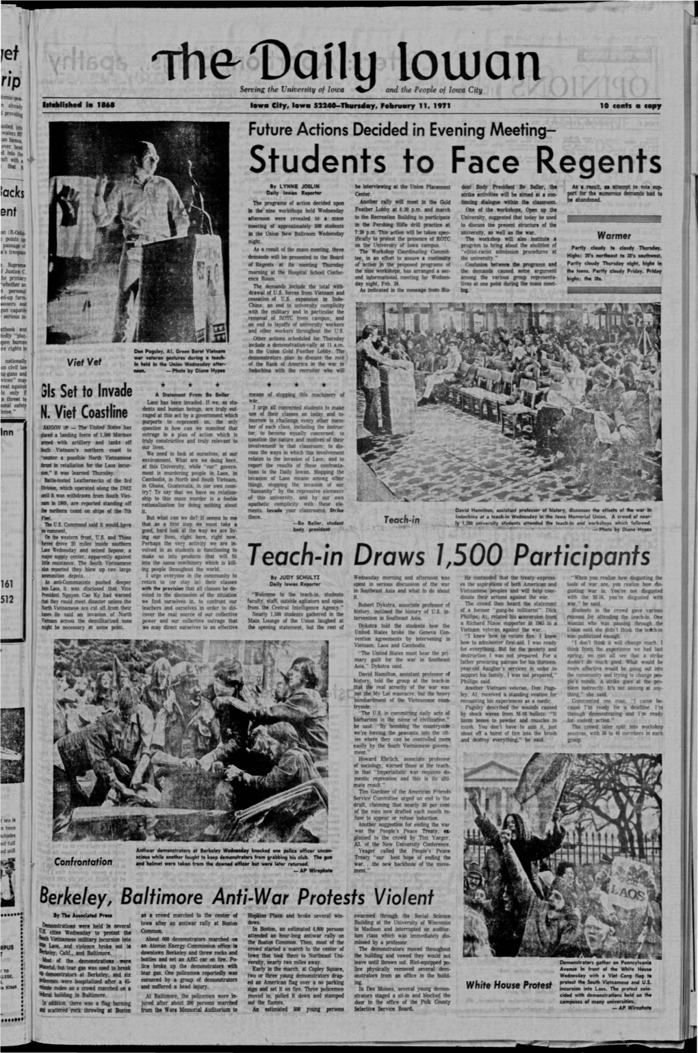 Daily Iowan (Iowa City, Iowa), 1971-02-11