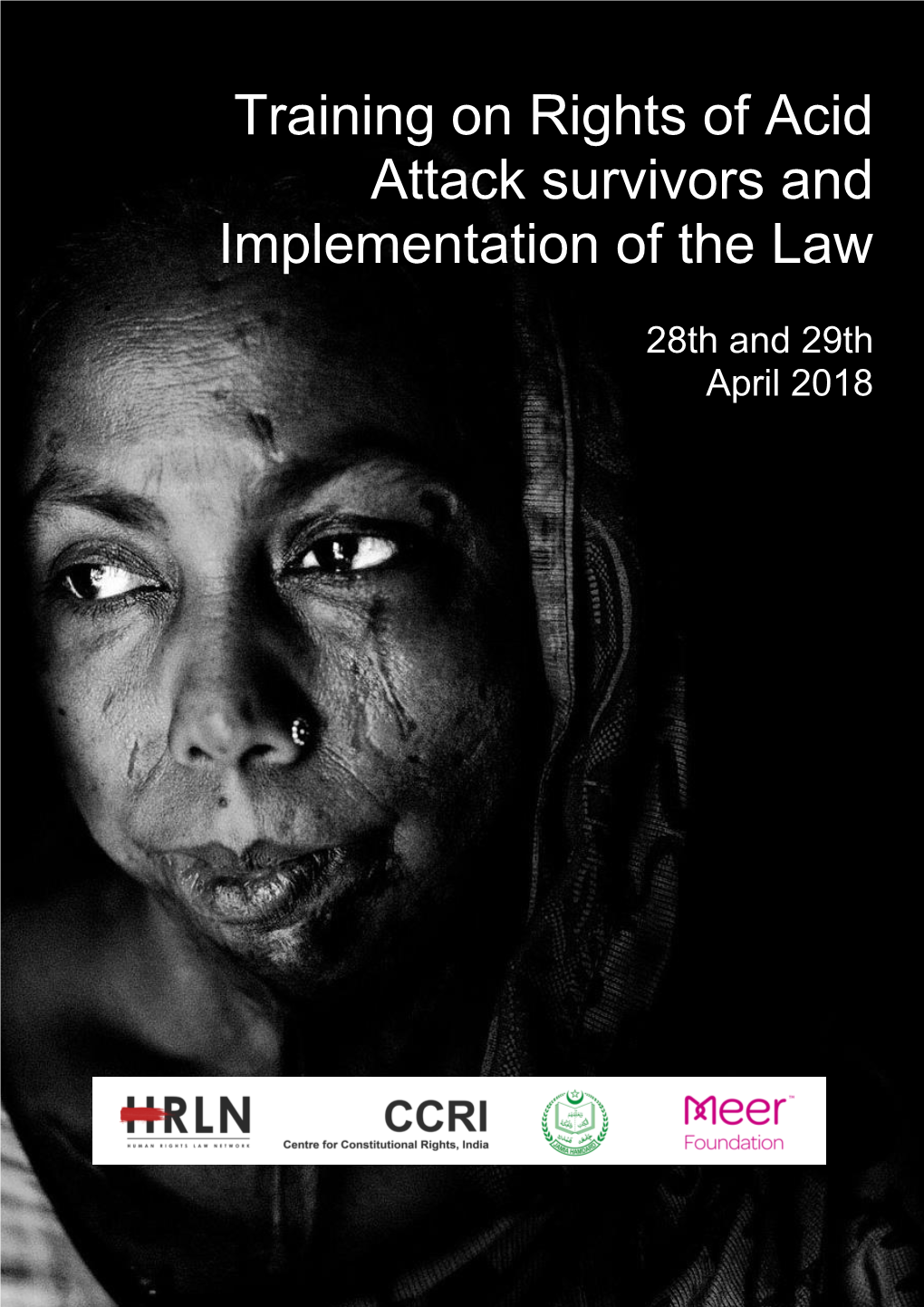 Training on Rights of Acid Attack Survivors and Implementation of the Law