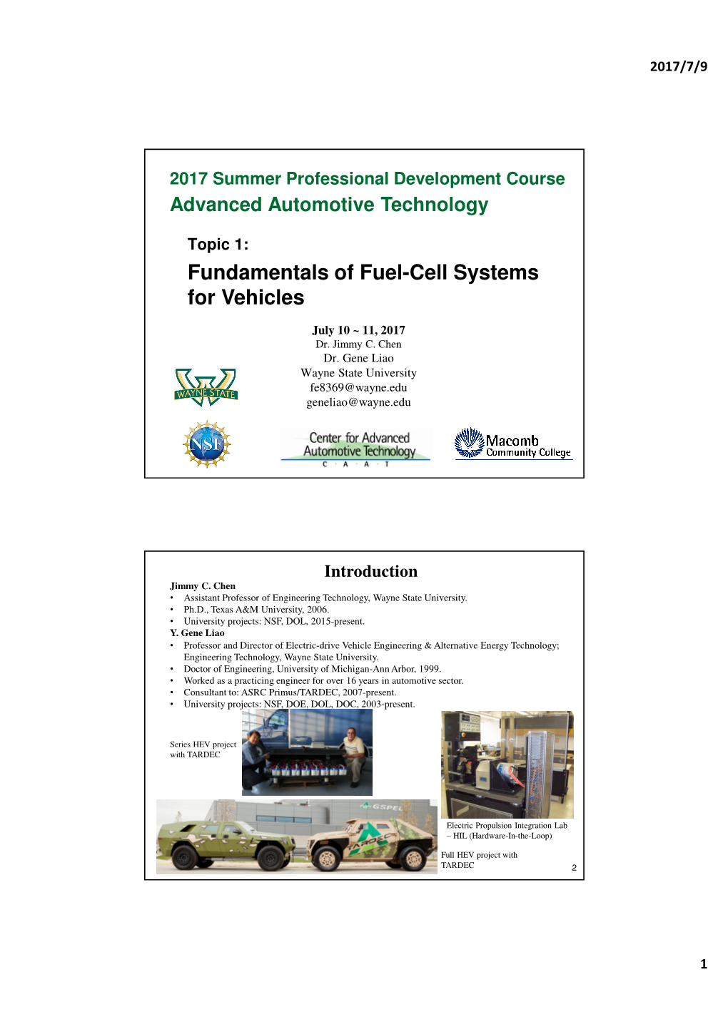 Fundamentals of Fuel-Cell Systems for Vehicles