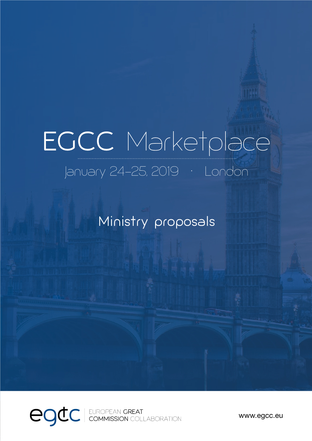 EGCC Marketplace January 24-25, 2019 • London