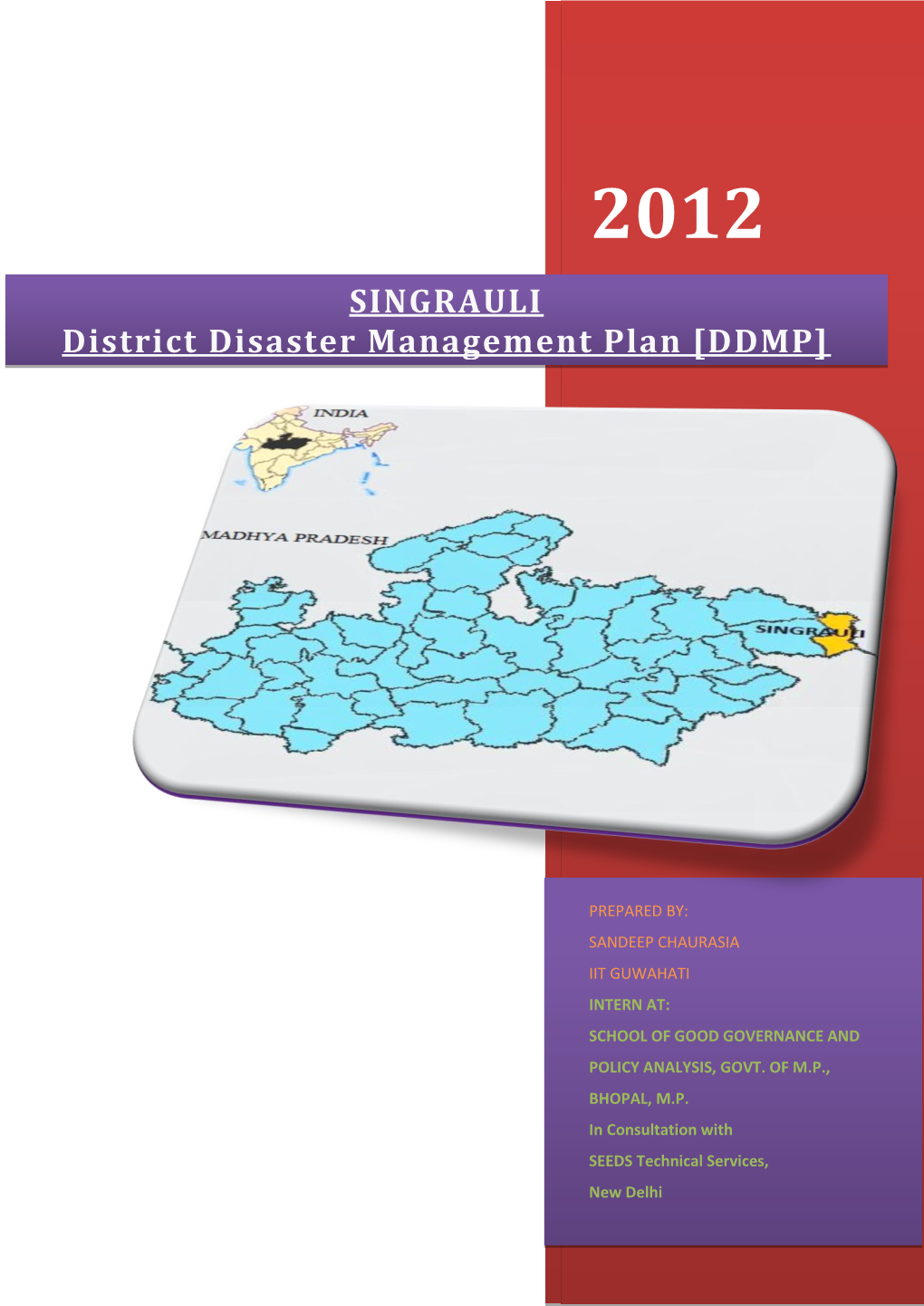 SINGRAULI District Disaster Management Plan [DDMP]