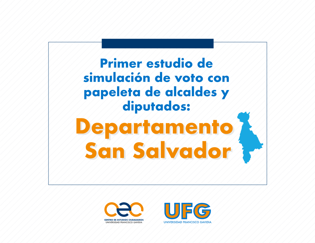 Descargue La Simulación De Voto Del Departamento De San Salvador