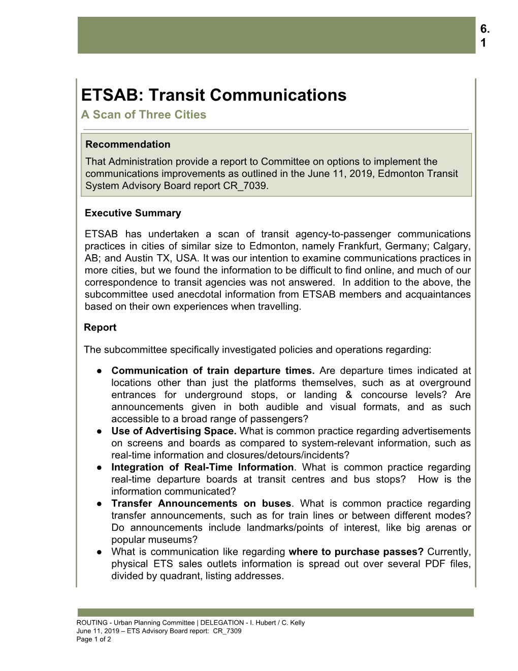 CR 7309 ETSAB Transit Communications a Scan of Three