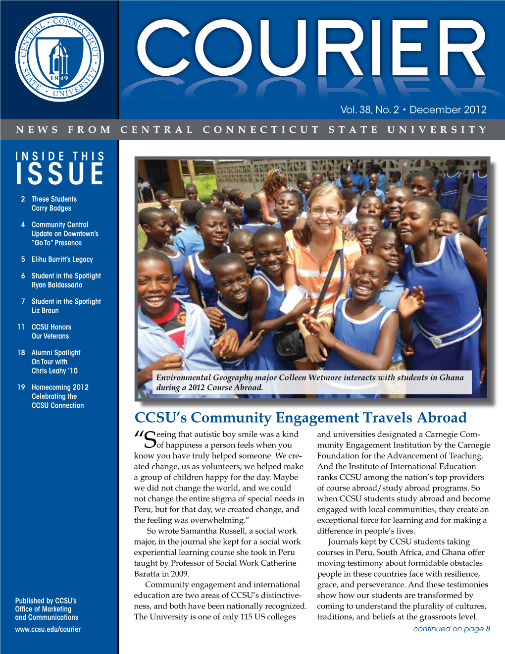 CCSU's Community Engagement Travels Abroad