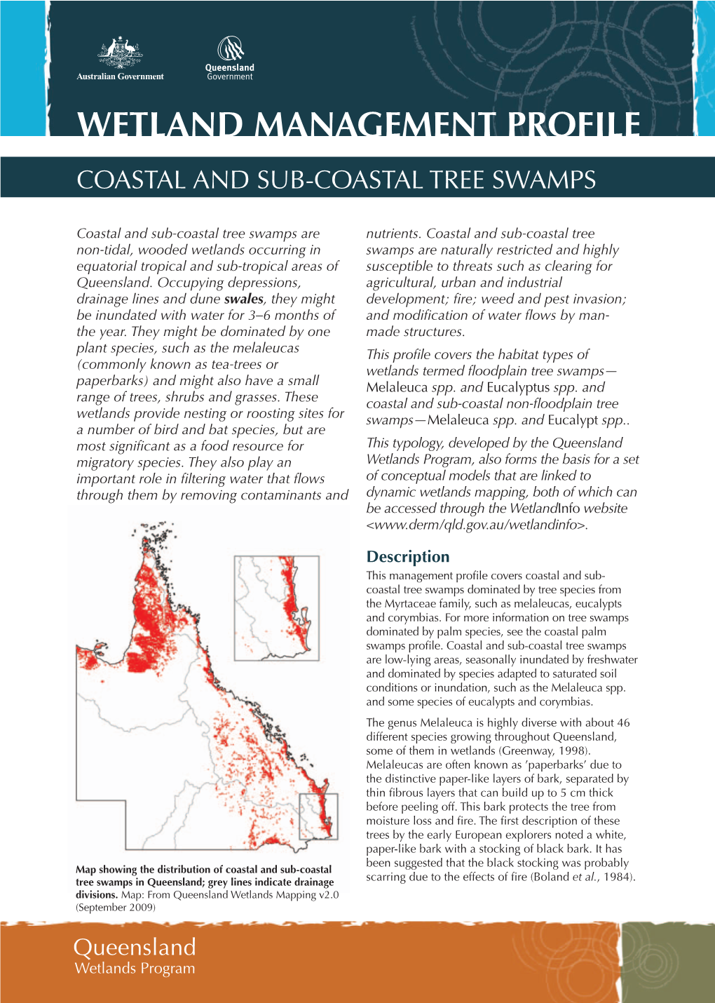 Coastal and Sub-Coastal Tree Swamps