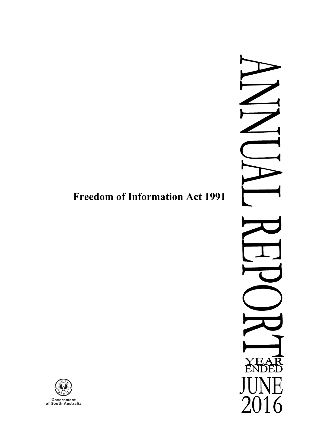 Freedom of Information Act 1991